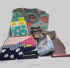 job lot bags, purses, wallet, comb and mirror in case