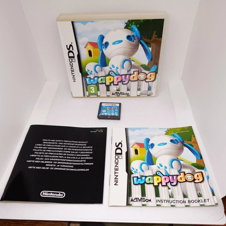 Wappydog Nintendo DS CIB Wappy Dog Very Good Condition FREE Shipping Worldwide - Image 2 of 4
