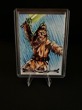 Topps Star Wars Smugglers Outpost Kelnacca Stellar Art Card SAS-49