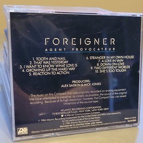 Foreigner Agent Provocateur Rock CD Album Atlantic 1984