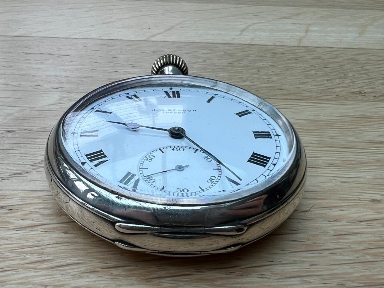 Superb Solid Sterling Silver J.W. Benson Gentlema… - image 18