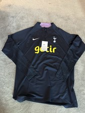 Image of Nike Tottenham Hotspur Training Top Navy Blue Size Medium Dri-Fit