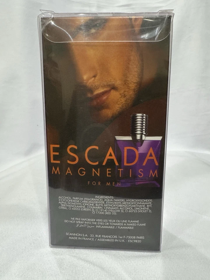 Escada Magnetism for Men 3.4 oz / 100 ml EDT *New* Discontinued / Rare Collector - Image 2 of 3