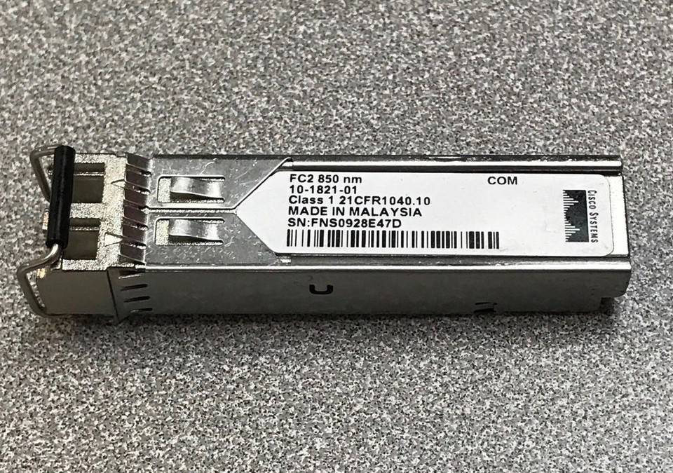 Cisco 2Gb Fibre Channel SFP Module Cisco 10-1821-01 Cisco FC2 850 nm ...