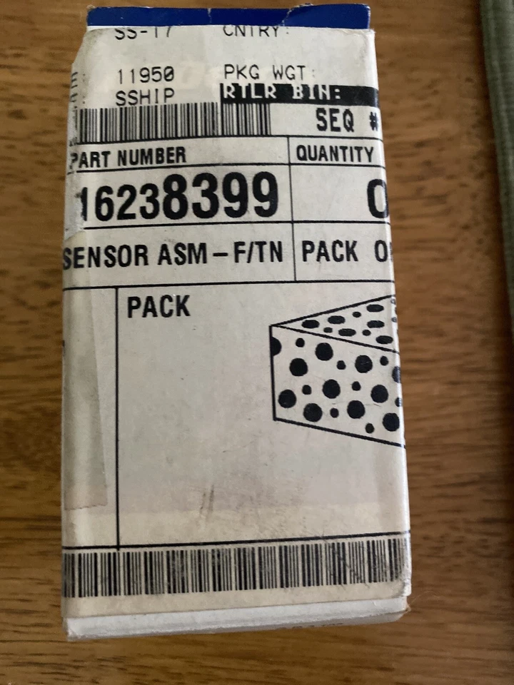 Sensor de presión del tanque de combustible ACDelco GM equipo original 16238399 Foto 2 de 4