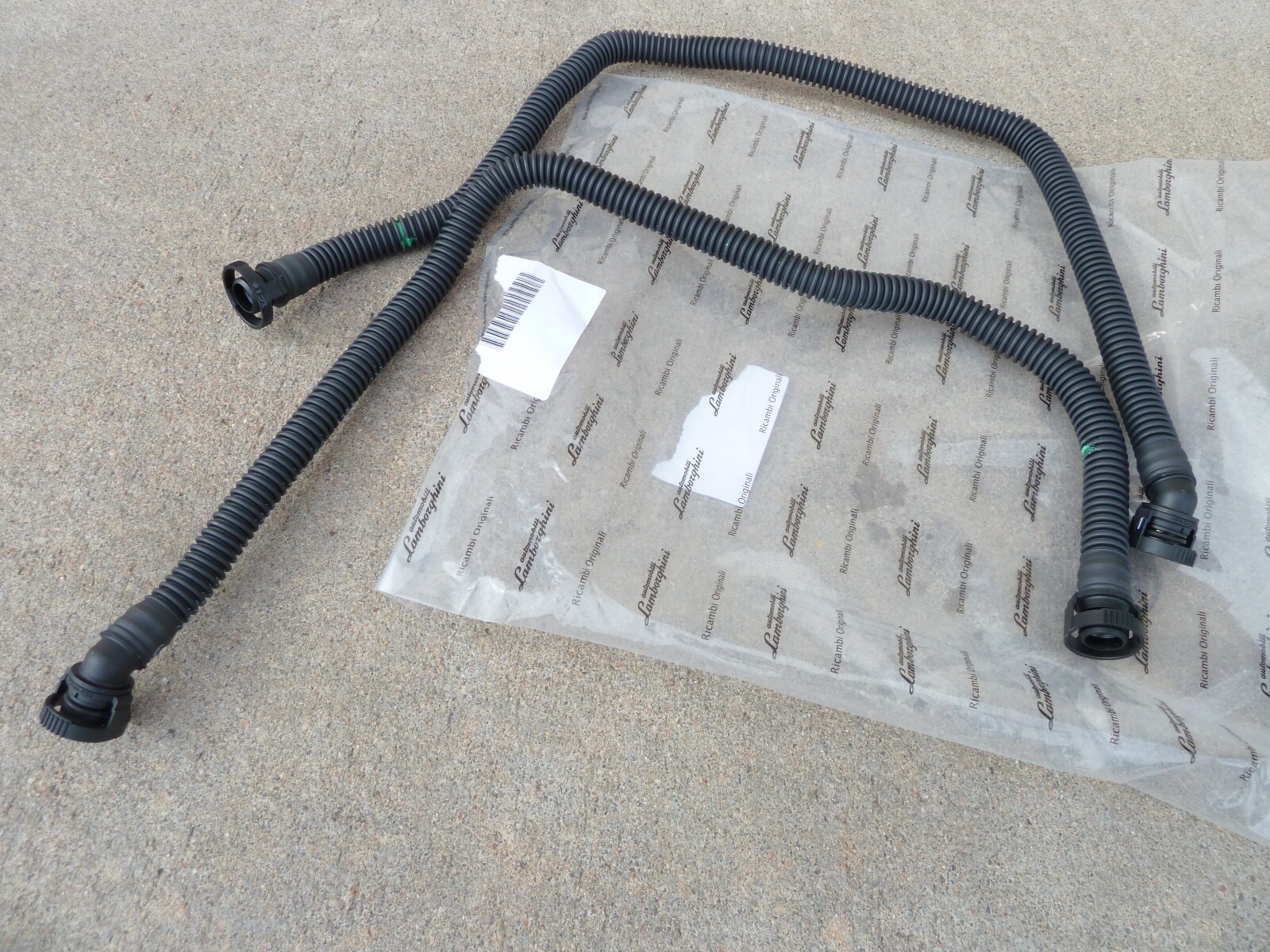 NEW Lamborghini Aventador OEM Blow by Pipes Insulation Kit Emissions System