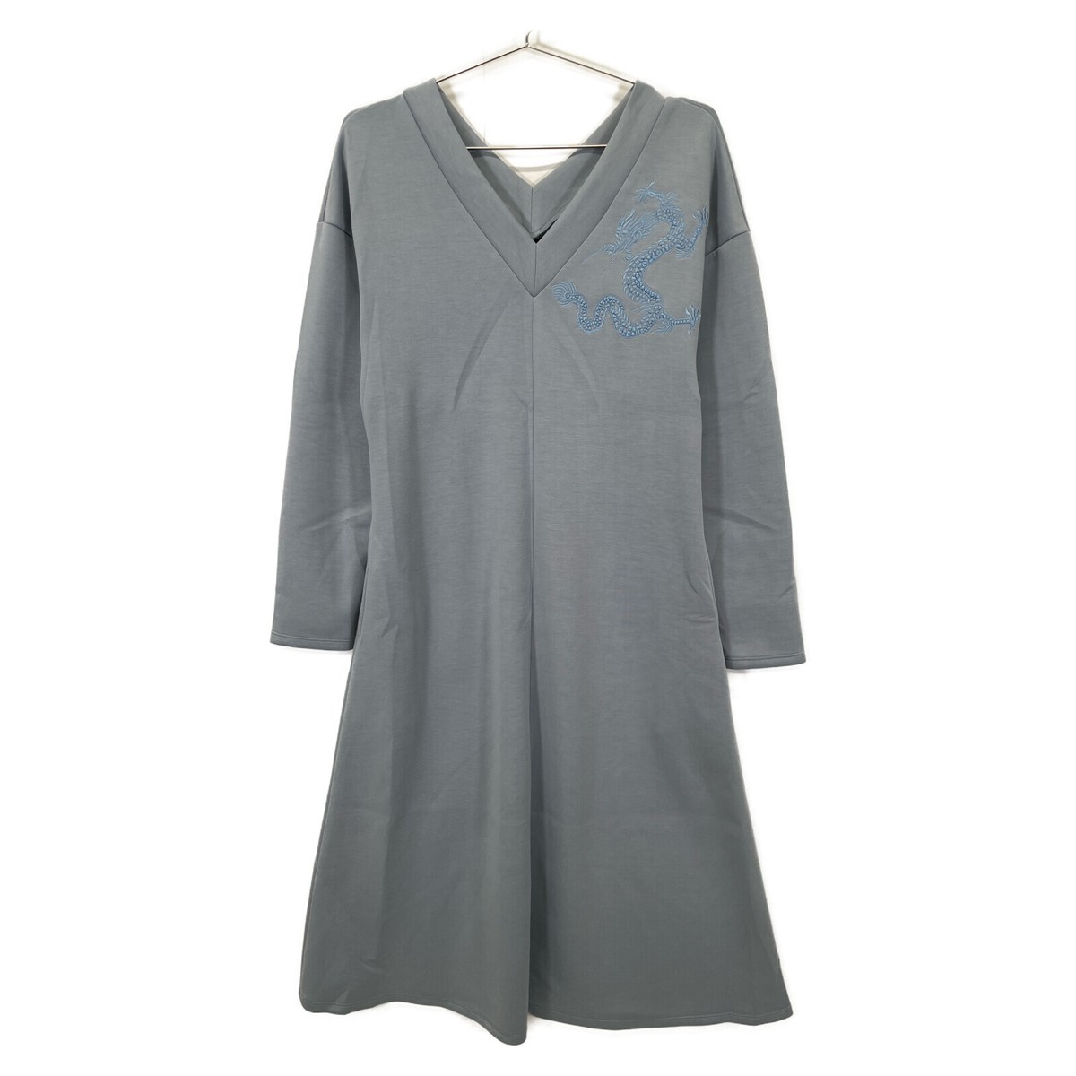 VIVIENNE TAM blue dragon design sweat