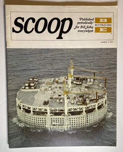 Collectible Bucyrus Erie 1973 No. 3 Scoop Magazine Evel Knievel in So. Milwaukee
