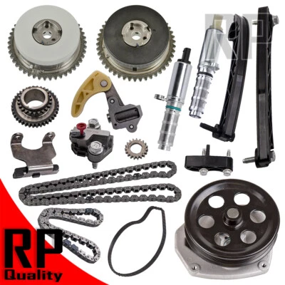 Water Pump Timing Chain Kit Camshaft VVT Valve For Buick Cadillac Regal ATS 2.0L - Bild 1 von 4