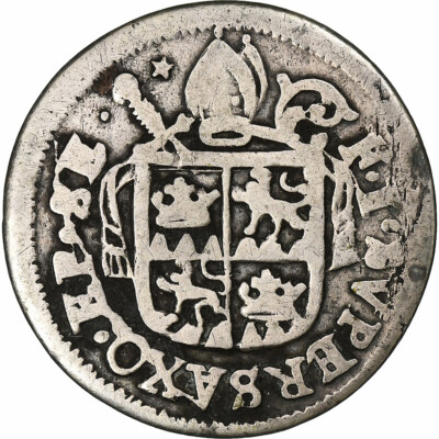 [#1308019] Swiss Cantons, Sion (Valais), Franz Joseph Supersaxo, 1/2 Batzen