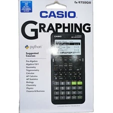 Casio FX-9750GIII Graphing Calculator Python Text Book Display BRAND NEW