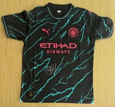 ERLING HAALAND SIGNED MANCHESTER CITY SIGNED JERSEY ALTERNATE BAS BECKETT