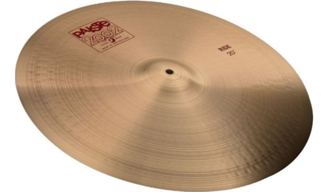 Тарелка Paiste 2002 20-дюймовая Becken Cymbal CuSn8 Бронзовый средний ручной барабан Schweiz