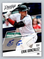 Erik Gonzalez Auto 2018 Panini Prestige Autograph #PA-EG Cleveland Indians