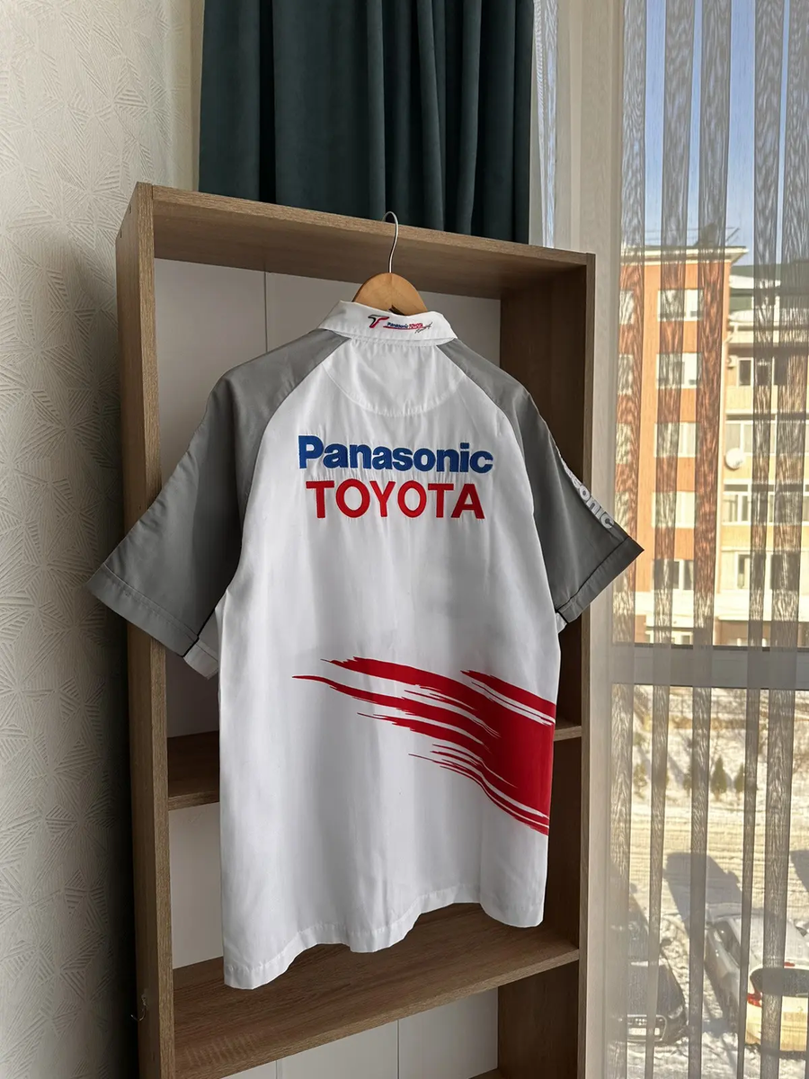 T-shirt Vintage Toyota Panasonic Formula One - Taille M, Blanc, Occasion