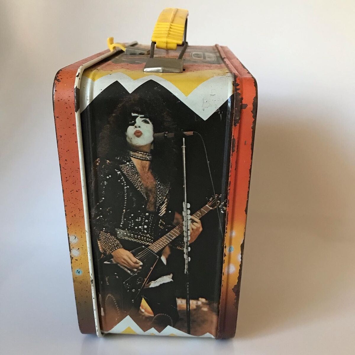 Vintage KISS King-Seeley Lunchbox Rare Red Thermos Original Vintage KISS King-Seeley Lunchbox Rare Red Thermos Original
