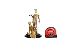 Franklin Mint House Of Erte Limited Edition "Ocelot" Handpainted Missing Finger