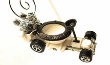 Toilet Bowl Car Christmas Ornament 1:64 White