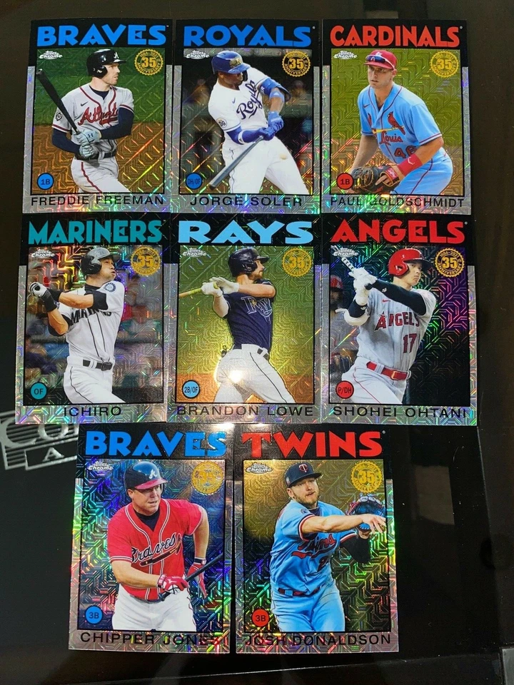 SILVER CHROME TOPPS 2021 CARD LOT 1986 THROWBACKS PICK YOUR CARD !!! - Image 4 of 4