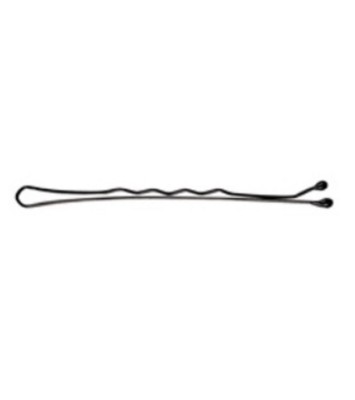 Comair Pretty Fashion Haarklemmen Schwarz geriffelt 5 cm 500 Stück