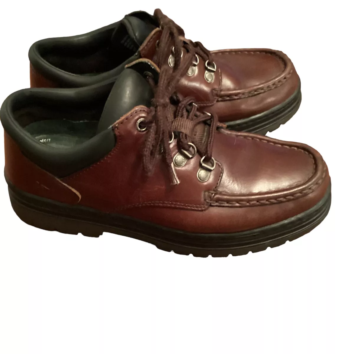 Thom Mcan Womens 7.5 Oxford Lace Up 84414 Brown Leather Shoes eBay