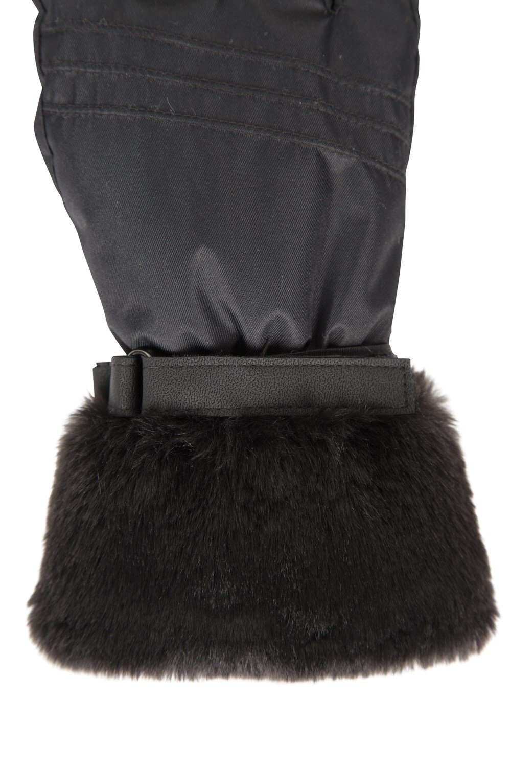 Mountain Warehouse Parallax Women's Fur Cuff Ski Gloves Ladies Waterproof Mitts eBay