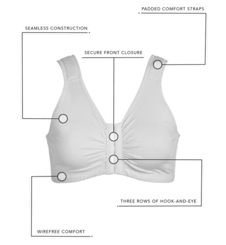 Leading Lady Laurel Seamless Comfort Front Closure Bra (119) - Picture 24 of 25
