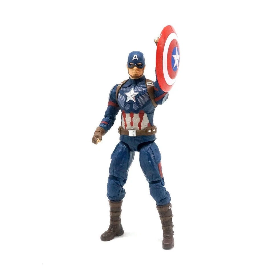 ZD Toys Captain American Man Marvel PVC 7" Action Figure Model Toy Statue Foto 3 de 4