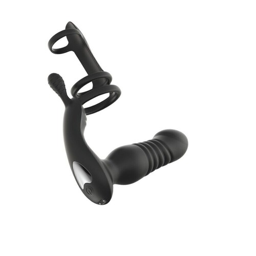 Thrusting Wireless Prostate Massager Dildo Vibrator Adult Sex Toys for Men OZ - Picture 10 of 14