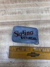 VINTAGE 1970s SALINA VO-TECH ADVERTISEMENT BELT BUCKLE