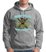 Born To Be A Cage Fighter Men Hoodies All Sizes Sport Grey Born To Be A Cage Fighter Men Hoodies All Sizes Sport Grey