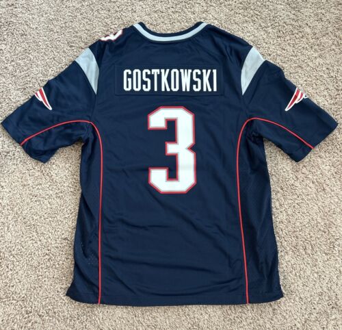 Rare NIKE Game Day Jersey Mens M New England Patriots NAVY Stephen Gostkowski #3 - Picture 3 of 12