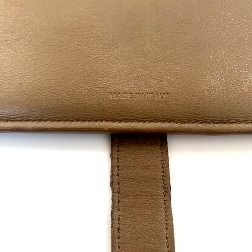 Celine Bifold Long Wallet Large Strap Leather Beige - Imagen 16 de 24