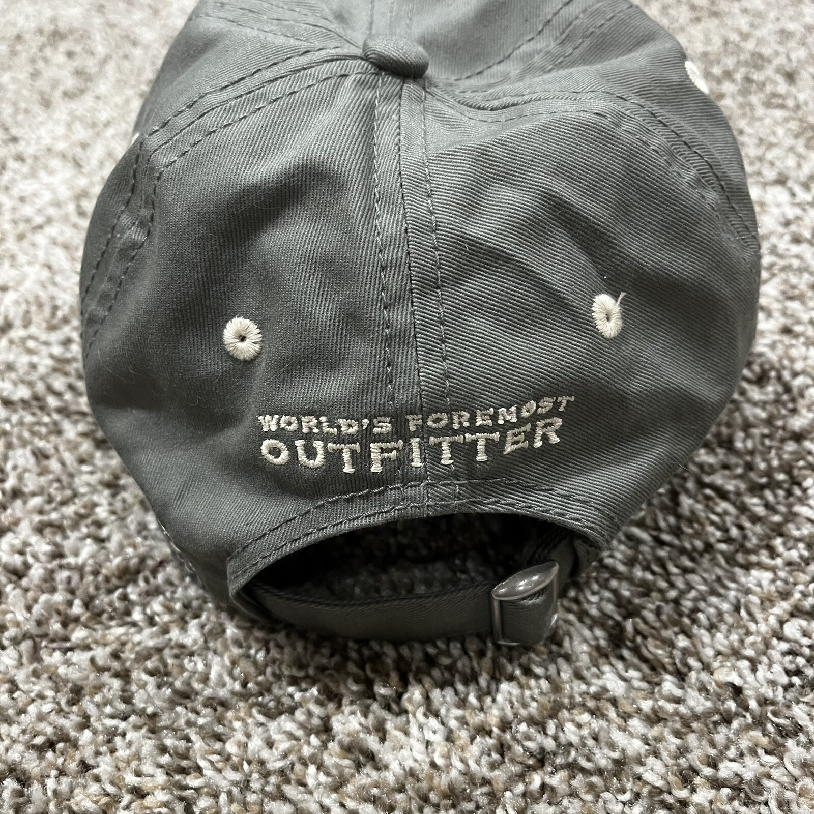 Cabelas Hat Gray Adjustable Baseball Cap - image 3