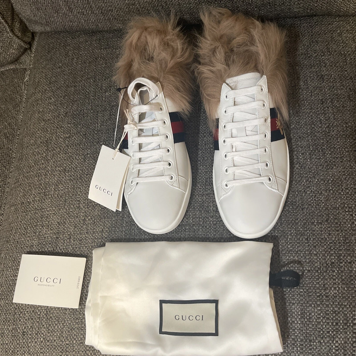 Gucci ace sneaker blue and on sale red