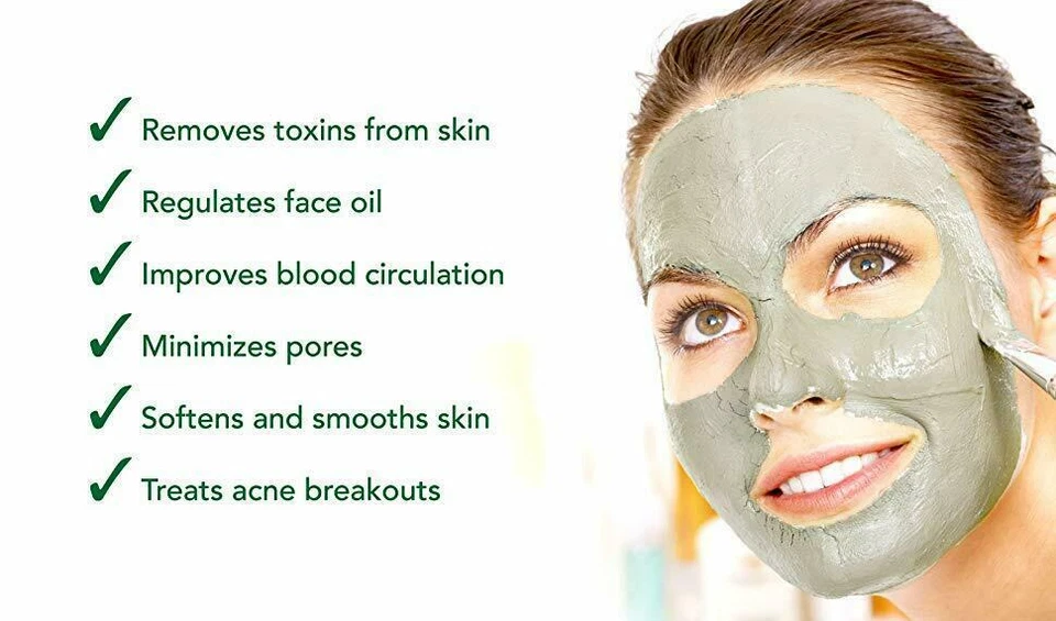 Polvo de arcilla de bentonita 100 % puro natural azteca indio curación grado cosmético a granel Foto 2 de 4