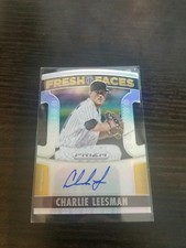 2015 Panini Prizm Charlie Leesman Fresh Faces Die Cut Rc Auto