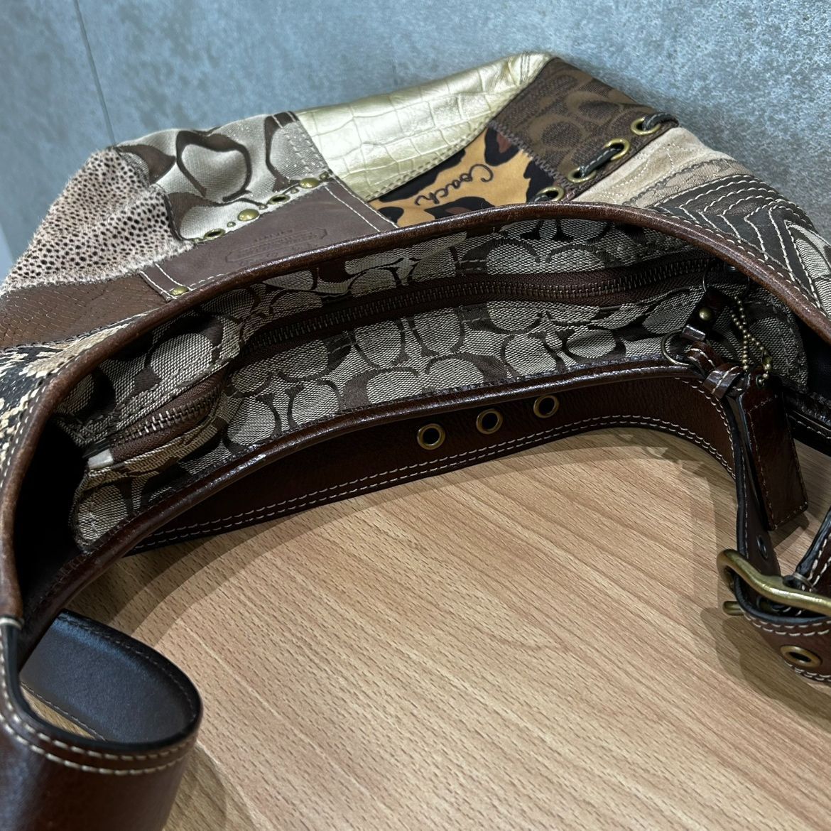 バッグ Coach Patchwork One Shoulder Bag Coach handbag, one shoulder, patchwork L0769-11709 from