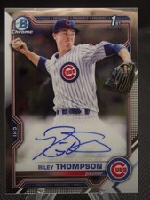 2021 Bowman Chrome Prospect Autographs #CPART Riley Thompson