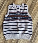 Hanna Andersson knit vest 100% cotton boys size 130 US 8 never worn