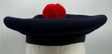 Vintage Canadian Highlander Glengarry Balmoral Bonnet Beret Cap Army Size 6-1/2