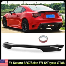 For Subaru BRZ/Scion FR-S/Toyota GT86 2013-2020 Rear Spoiler L Type Gloss Black