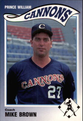 1990 Prince William Cannons Team Issue Baseball Cards