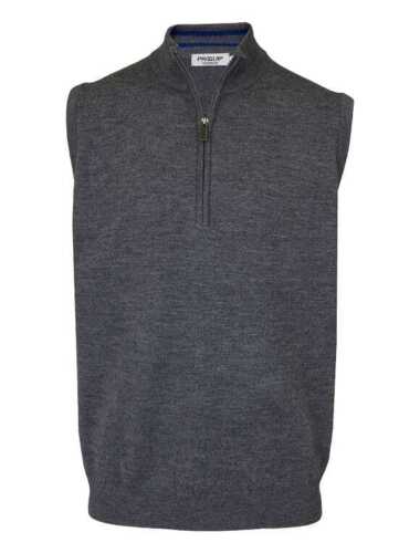 Braguita de cuello con cremallera Merino Proquip para hombre - azul marino, azul real o gris. Mediano a XL. - Imagen 9 de 11