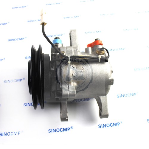 AC Compressor 3C581-97590 447220-6771 for Kubota SVO7E M8540 M9540 M5040 Tractor - Picture 4 of 7