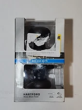 Defiant Hartford Bed and Bath Door Knob Matte Black Finish 1007 789 937