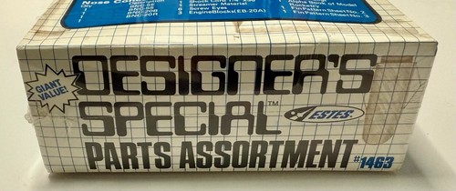 🚀 Estes “Designer’s Special” Parts Assortment (Vintage, Factory Sealed, #1463) - Picture 7 of 7