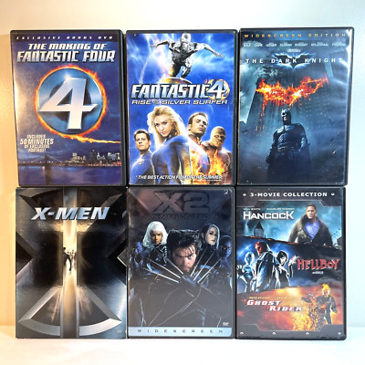 7 SUPERHERO MOVIES (DVD Lot) Action Adventure Sci-Fi Marvel DC