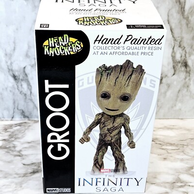 Groot Infinity Saga Head Knocker Bobblehead Marvel Studios Hand Painted Resin