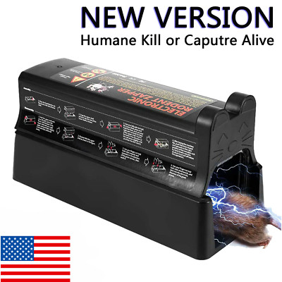 Electronic Mouse Trap Victor Control Rat Killer Electric Rodent Zapper Outdoor